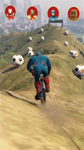 تحدي الأبطال الخارقون #spiderman #ironman #batman #superman #gta5