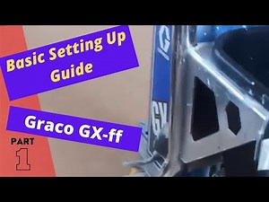 Graco GXFF airless sprayer basic set up. Part 1