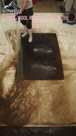 Reviving a 100% Wool Rug | Satisfying ASMR Carpet Cleaning