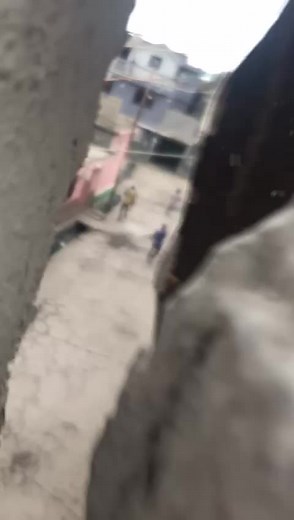 Urban Walk: Two People Strolling Down City Street