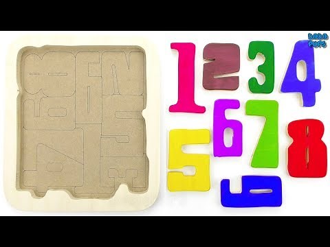 Learn 1 To 9 Numbers For Kids| Learn Colors and Numbers for baby| Numbers Puzzle 1-9| 123456789