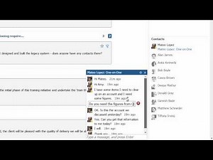 Oracle Social Network One on One Conversation Basics