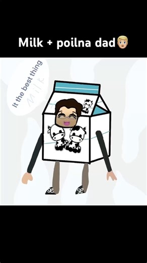 Milk + poilna dad 🥛✨ Roblox Drawing in Procreate