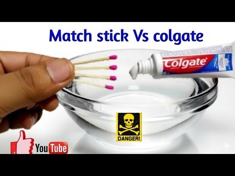 Colgate Toothpaste & Matchstick Life Hack 🔥 | Simple Science Experiment | Amazing Colgate Experiment