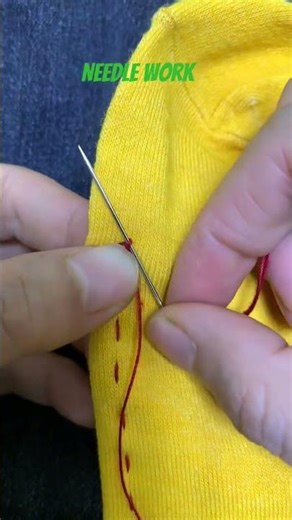 Short thread end joining techniques #Needle and thread tips