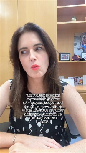 The Coalition’s energy plan is to spend hundreds of billions of taxpayer dollars on subsidising coal fired power plants, pushing up power bills, and knowing most will be decommissioned by 2035. #netzero #renewableenergy | Ali France MP