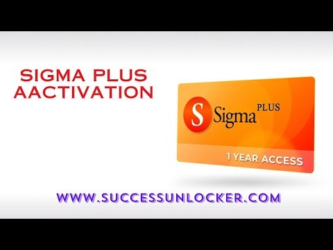 Sigma Plus Activation