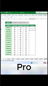 How to Create an Automated Status Tracker in Excel
