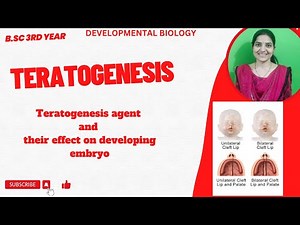 Teratogenesis||Teratogenic Agent And their Effects on embryonic development#developmentalbiology