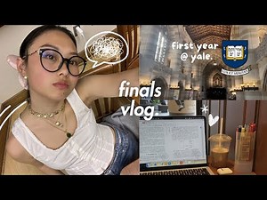 STUDY VLOG: hell (finals) week @ yale. | writing papers, late night studying, & moving out