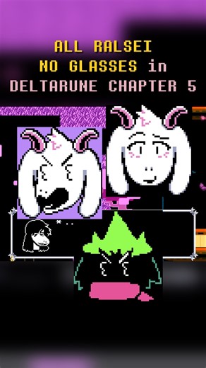 ALL RALSEI NO GLASSES SPRITES in DELTARUNE CHAPTER 5