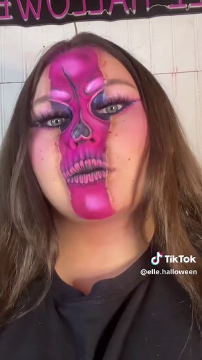 Pink Skeleton Makeup Tutorial