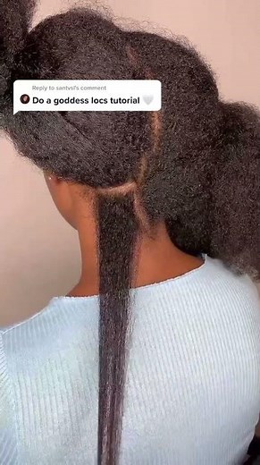 Goddess Locs Tutorial #goddesslocs #locstutorial #dreadlocks #loctician