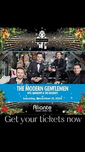 Live from Las Vegas “Hits, Harmony & The Holidays” 🎄🎅🎶 #themoderngentlemen #singers #aliantecasino #lasvegas #concert #holidayshow #vegaslocals #showroom | The Modern Gentlemen