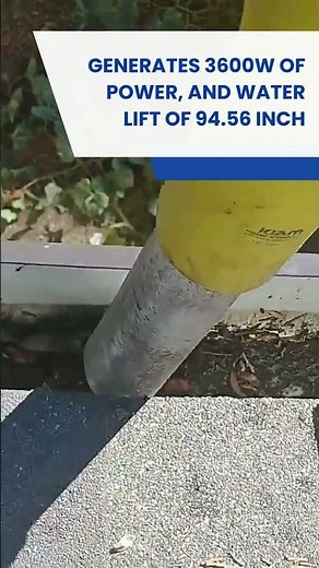 Gutter Pro Vac Cyclone II 3600W Commercial Gutter Vacuum