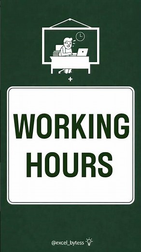 Excel Hack ⚡Calculate time difference instantly ⏱️📊Perfect for attendance, shifts & working hours