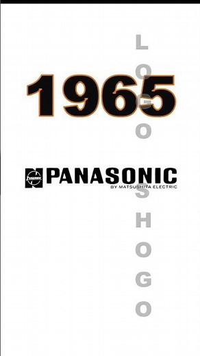 Braun & Panasonic Logo Evolution #braun #electronics #panasonic #logoshogo