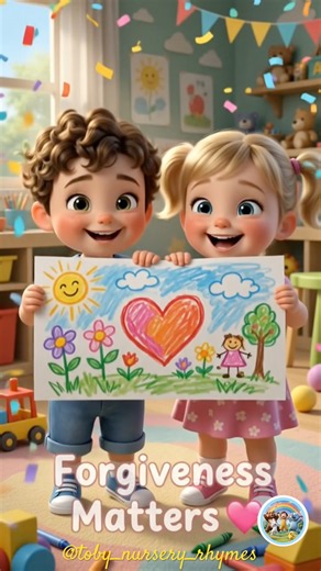 Forgiveness Matters ❤️ | Nursery Rhyme for Kids #babyshorts #nurseryrhymes #kidssongs #kidsrhymes