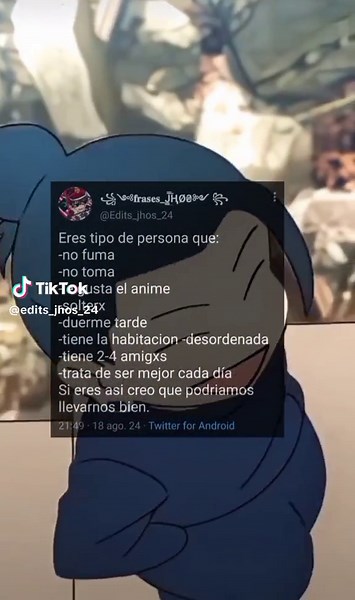 Anime TikTok Edits: Frases de Anime Recomendaciones