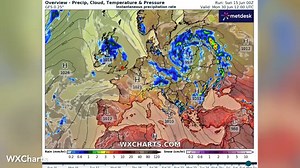 UK weather maps show 400-mile rain bomb hitting 12 cities after 35C scorcher