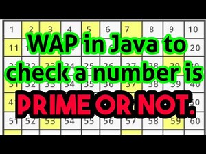 #98 - Prime number program in java by sudha || java by sudha