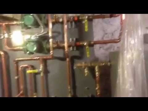 Viessmann Vitodens 100 with Viessmann Vitocell indirect fired water heater