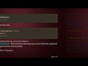 Resolving Bean Dependencies Conditionally in Spring Using @ Conditional Annotation