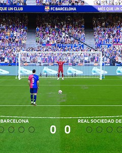 667K views · 5.1K reactions | Barcelona vs Real Sociedad – Final Shootout! #barcelona #RealSociedad #football #penaltychallenge #goalversechallenge | Trading With Shark | Facebook