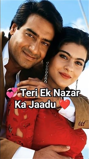 Na Jaa Ne Ek Nigah Mein ♥️ Top 90s Songs | Ajay Devgan, Kajol | Alisha Chinai #shorts