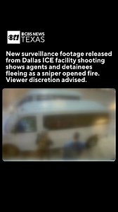 26K views · 95 reactions | New video of a Dallas ICE facility shooting shows agents and detainees fleeing as a sniper opened fire. https://bit.ly/46UzPTY | CBS News Texas | Facebook
