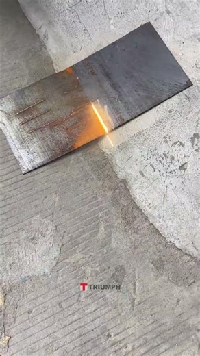 Triumph Laser Cleaning Machine Rust Removal on Steel Real Industrial Demo