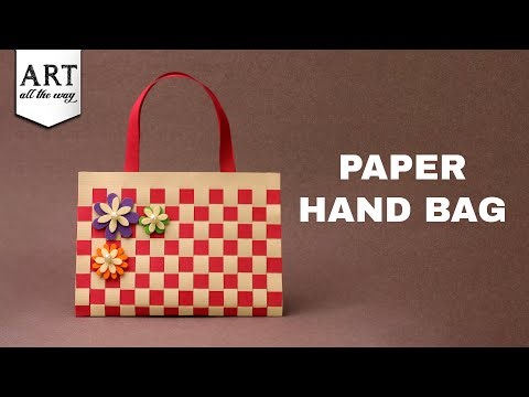 DIY Paper Handbag in 5 Minutes | Easy Paper Gift Bag Tutorial | Handmade Paper Purse Craft