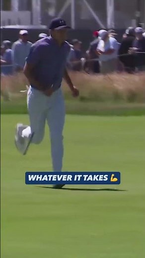 Whatever it takes to keep the ball on the green 😂