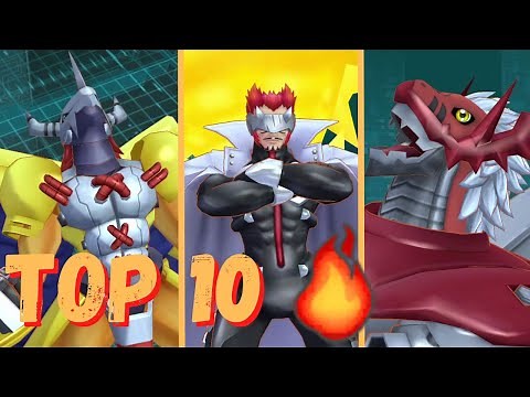 TOP 10 FIRE DIGIMON (Digimon Story: Cyber Sleuth - Complete Edition)