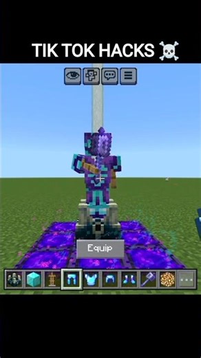 Minecraft TikTok Hacks ☠️ #minecraft#viral #minecrafttiktokhacks