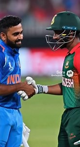 “Heartwarming Sportsmanship in IND vs BAN Match ❤️🏏” #sora