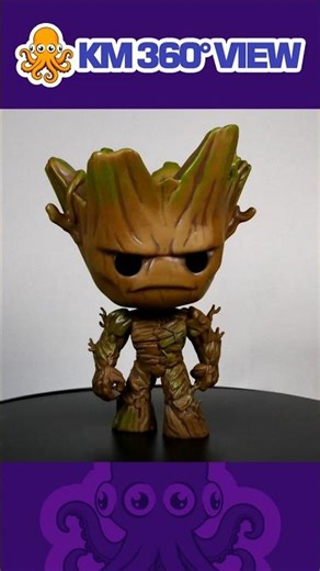 🐙 ALPHA GROOT — GUARDIANS OF THE GALAXY 3 🔄 360° SPIN | Funko Pop Bobble Head - Figure Showcase