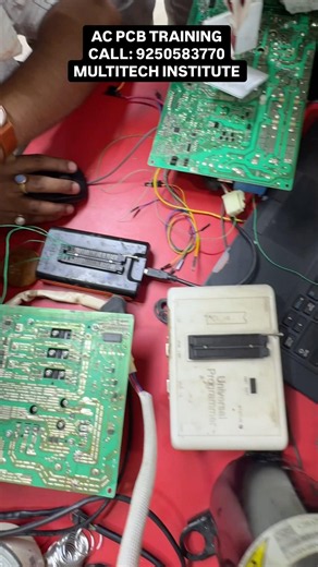 AC PCB MCU Programing | AC Repairing Course | How to Program MCU Chip | AC PCB Training institute
