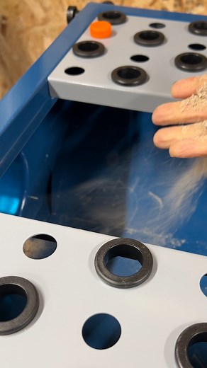 The Dust Right Downdraft Table from Rockler is your go-to for clean air while sanding! Enjoy a gentle downward airflow that pulls away dust from your workpiece. With adjustable sides and back, and moveable workpiece stops, it’s versatile for any project size. The internal baffles efficiently channel dust to the 4'' port. Plus, when you're done, it conveniently hangs on your shop wall, thanks to the keyhole slots, and the removable panels that store neatly inside. Upgrade your sanding setup with