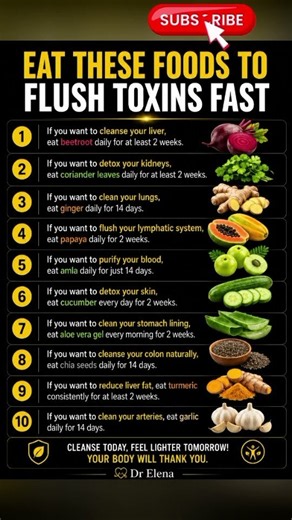 10 Foods That Support Your Body’s Natural Detox System