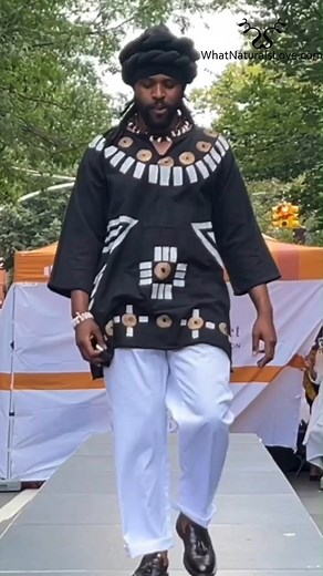 Alphonso is rocking the High Turban for men! #headwraps #turbanfashion Available at https://whatnaturalslove.com/collections/headwraps/products/high-turban-for-men | What Naturals Love | Facebook