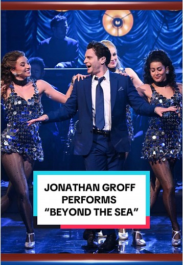 From the Broadway musical @justintimebway, Jonathan Groff performs “Beyond the Sea.” #Colbert #JonathanGroff #BobbyDarin