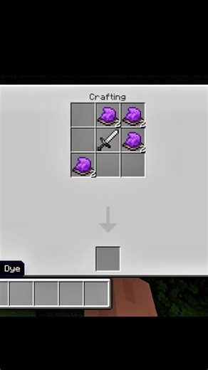 Minecraft me craft a pink sword #minecraft #mcpe #shorts