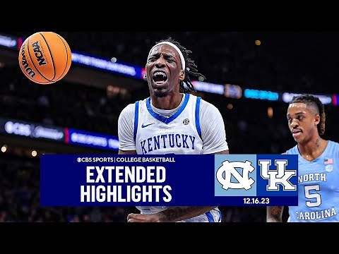No. 9 North Carolina vs. No. 14 Kentucky: College Basketball Extended Highlights I CBS Sports