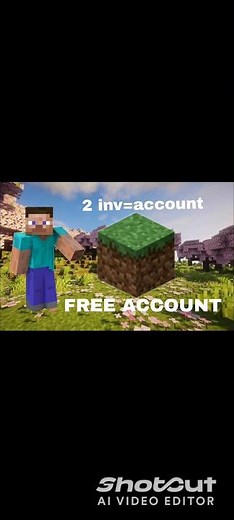 FREE MINECRAFT ACCOUNT #FREE #minecraft #minecraftshorts #MINECRAFTFREEACCOUNT