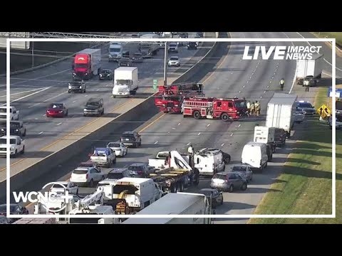 Serious crash shuts down I-85 south in Concord, NC