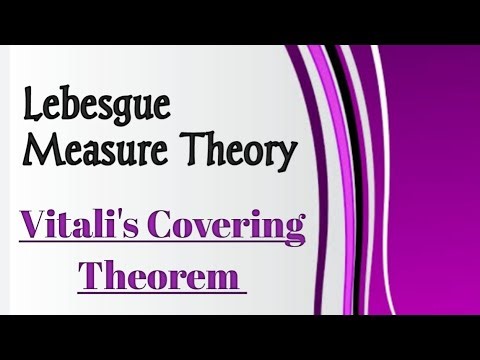 Vitali's Covering Theorem | Lebesgue Measure Theory | Msc Mathematics