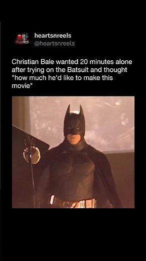 Christian Bale Asked for 20 Minutes Alone During His Batman Audition