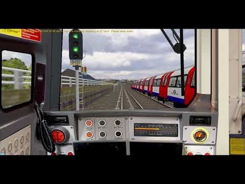 "OpenBVE | Northern Line Full Journey: Edgware to Kennington via Charing Cross (1995 Stock)"
