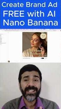 Create Brand Ads with AI FREE | How to Create Social Media Posts with Google Nano Banana in 2026